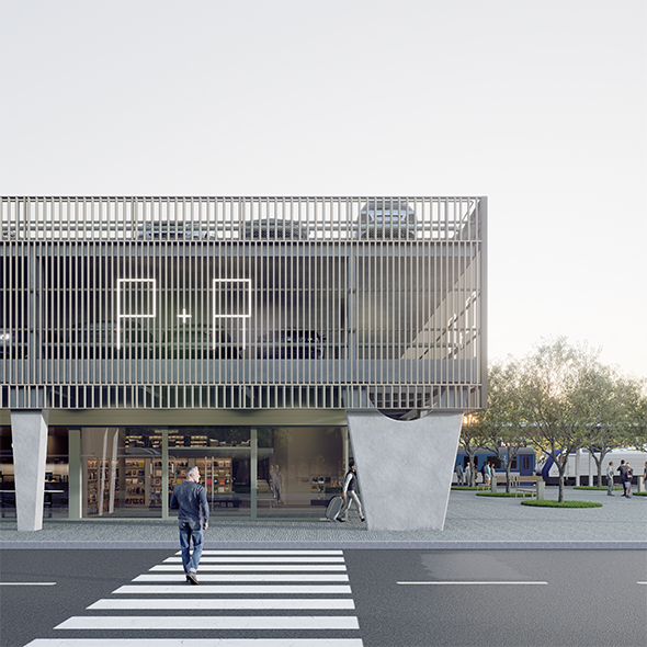 Parkovací dům Nymburk